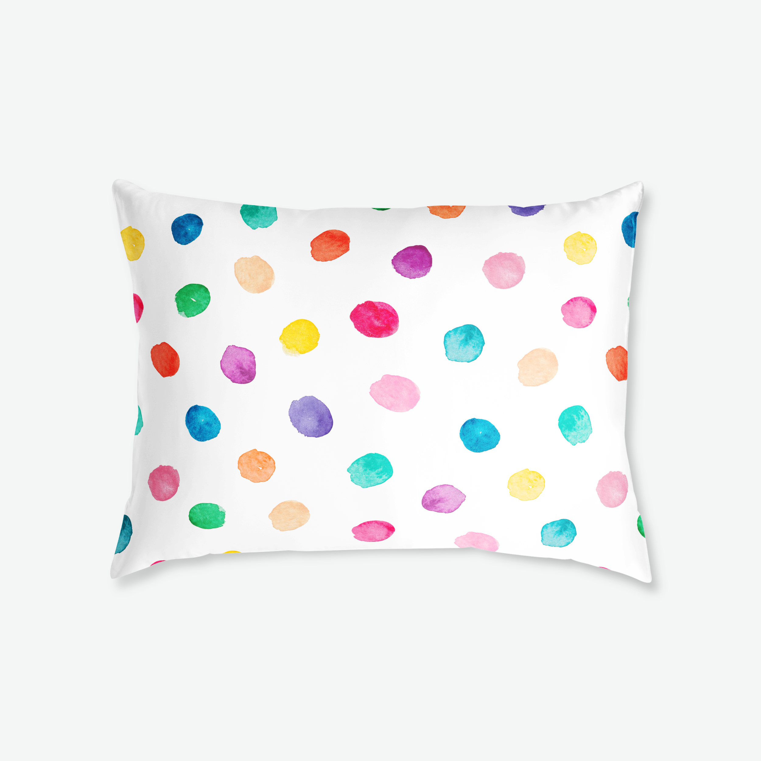 0903bpillowDmBACK КОПРИНЕНА КАЛЪФКА - ЦВЕТНИ ТОЧКИ - Image 1